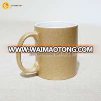 High quality ceramic sublimation gold mug